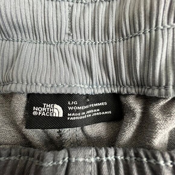 The North Face Womens Gray High Rise Ruched Ankle Athletic Pants Large - Picture 7 of 8